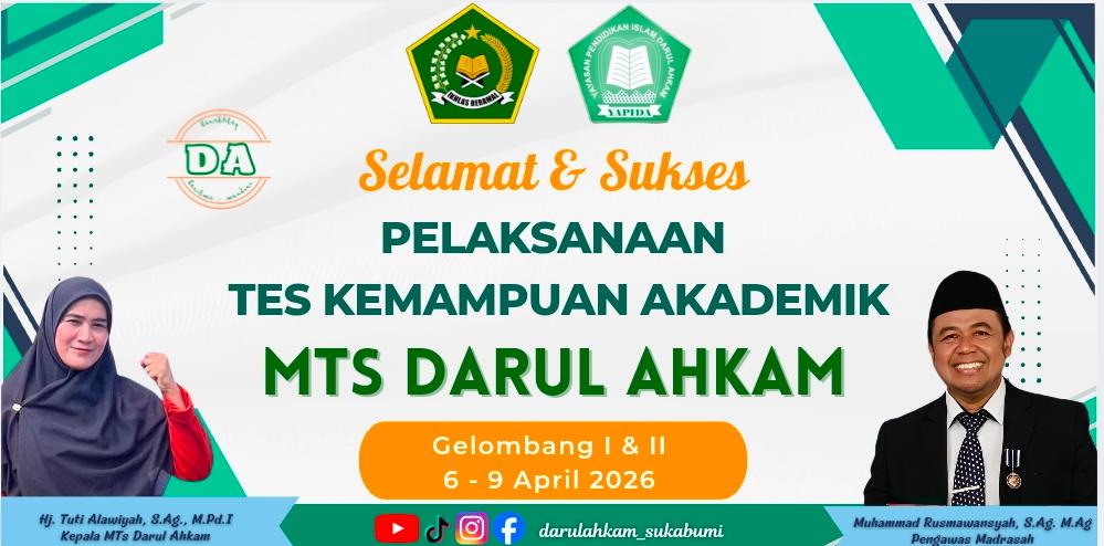 MTs Darul Ahkam Sukses Gelar TKA 2026, Berjalan Lancar dan Tertib